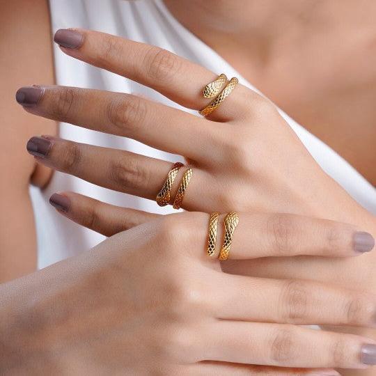 Žiedas "Textured Wrap" - Emberly