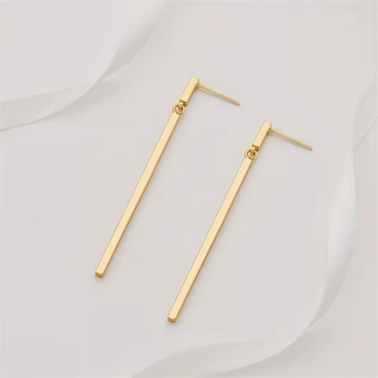 Earrings "Gold Bar"