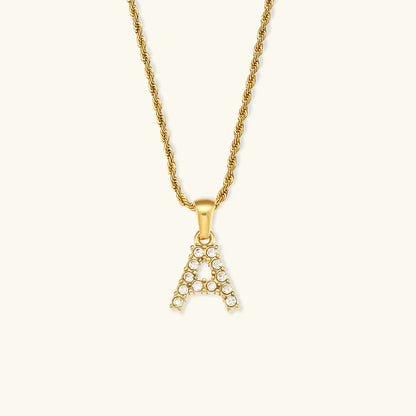 Necklace 'shining letter'