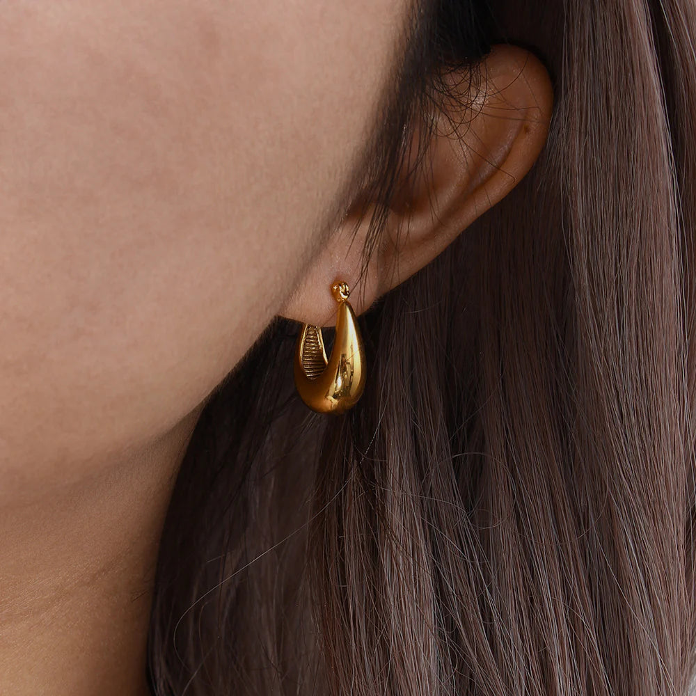 Auskarai "Bold Hoops" - Emberly