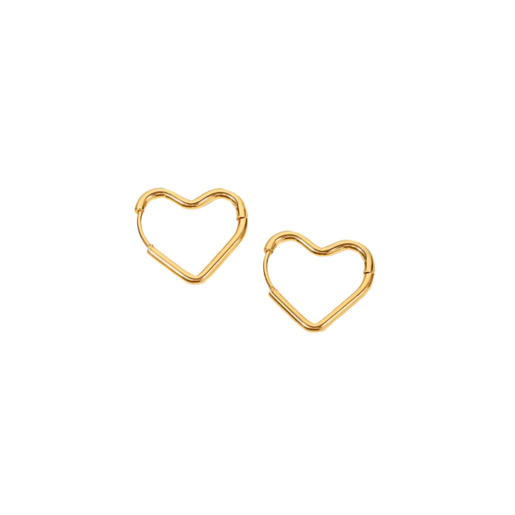 Auskarai "Heart" - Emberly