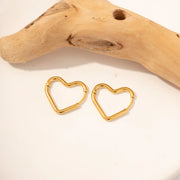 Auskarai "Heart" - Emberly