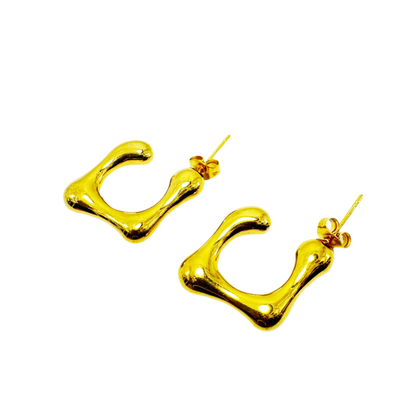 Auskarai "U Shape Hoop" - Emberly