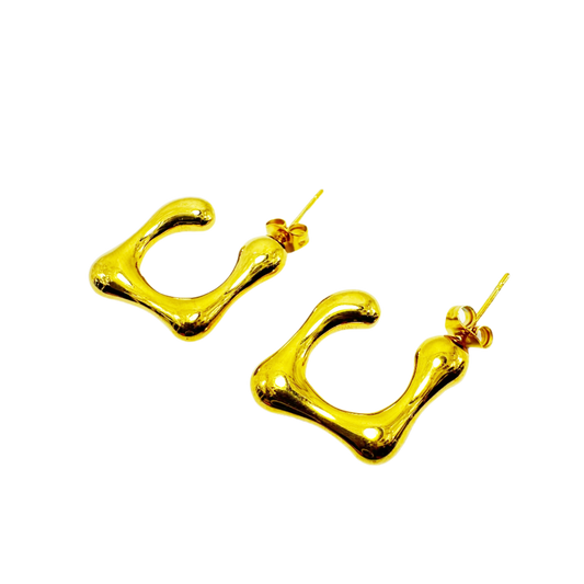 Auskarai "U Shape Hoop" - Emberly