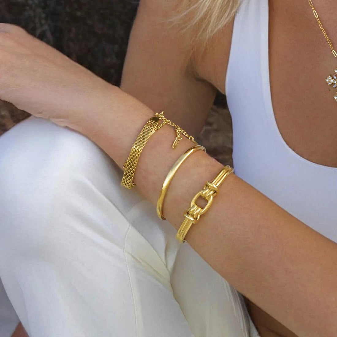 Apyrankė "Knot Cuff Bangle" - Emberly