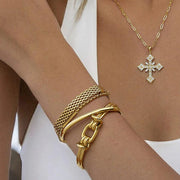 Apyrankė "Knot Cuff Bangle" - Emberly