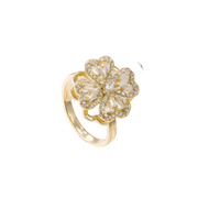 Žiedas "Floral Bloom Crystal" - Emberly