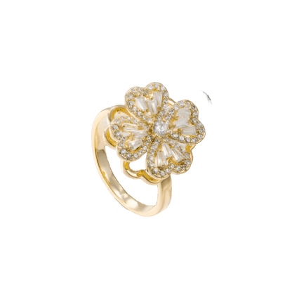 Žiedas "Floral Bloom Crystal" - Emberly