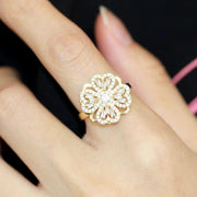 Žiedas "Floral Bloom Crystal" - Emberly