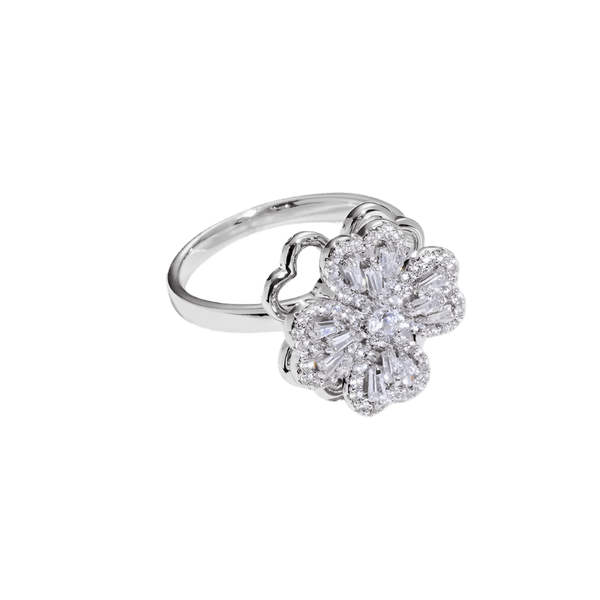 Žiedas "Floral Bloom Crystal" - Emberly