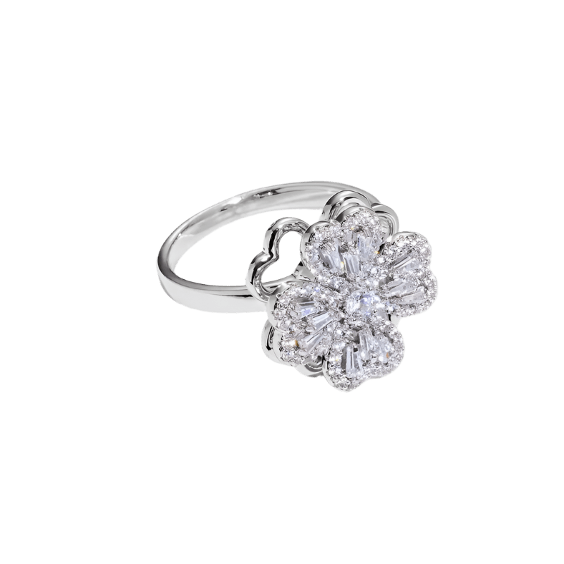 Žiedas "Floral Bloom Crystal" - Emberly