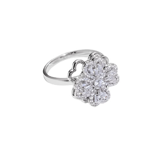 Žiedas "Floral Bloom Crystal" - Emberly