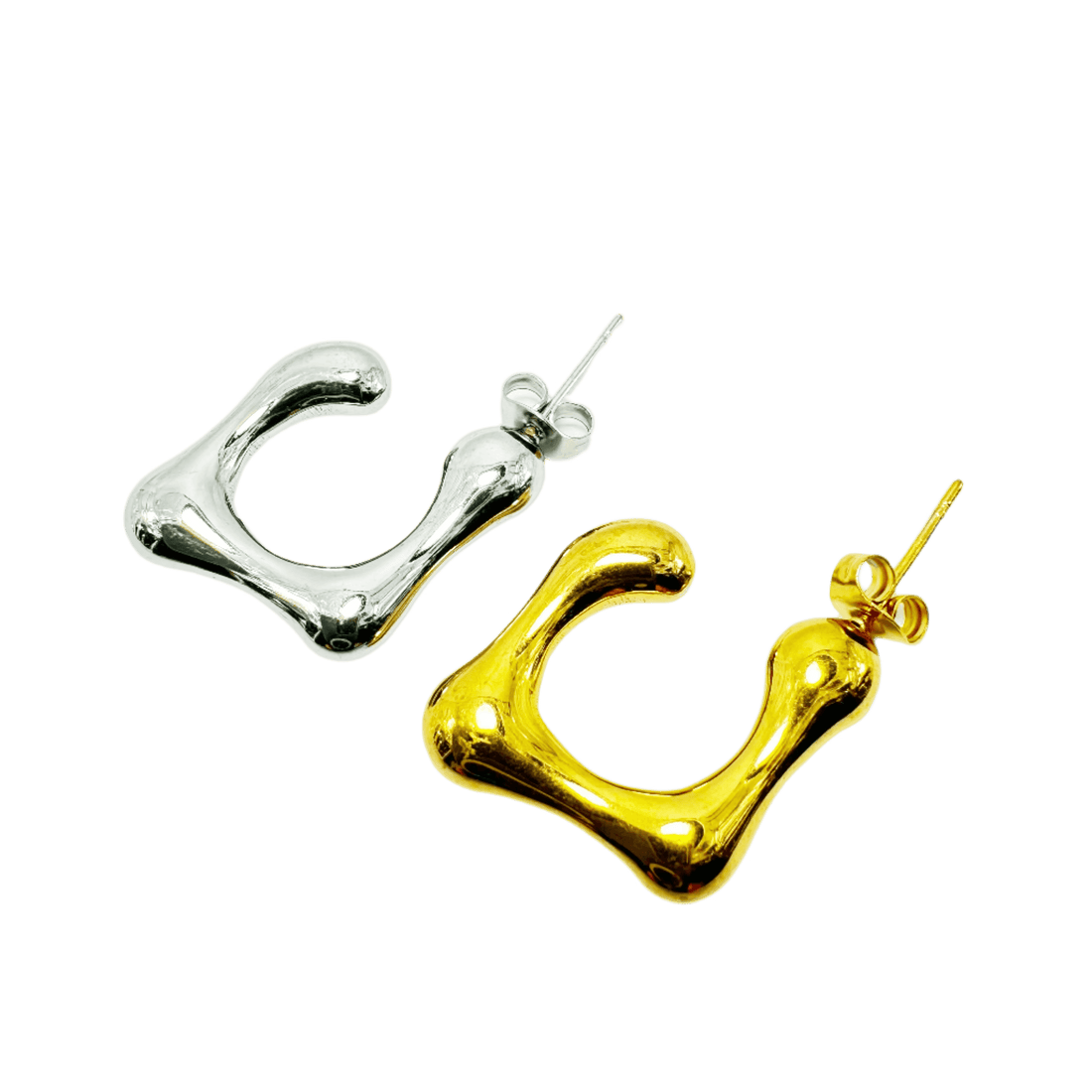 Auskarai "U Shape Hoop" - Emberly
