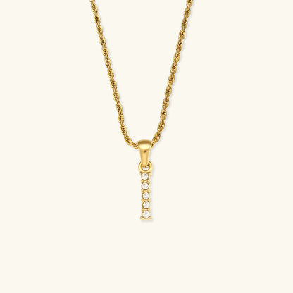 Necklace 'shining letter'