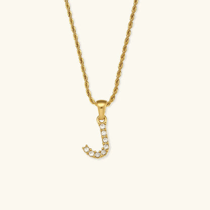 Necklace 'shining letter'