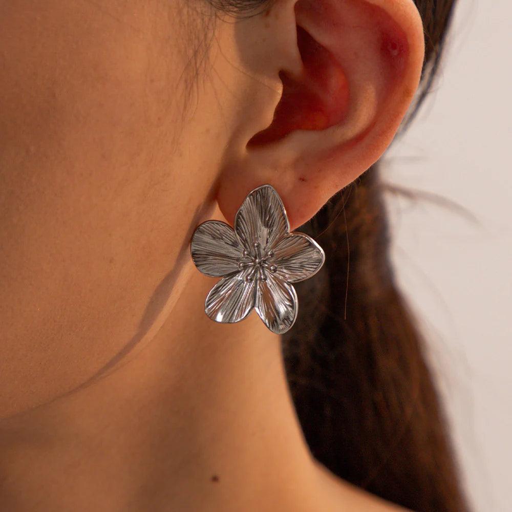 Auskarai "Flower" - Emberly